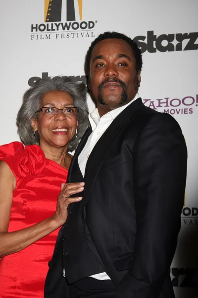 Lee Daniels & madre — Foto Stock