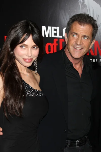 Oksana Grigorieva and Mel Gibson — Stock Photo, Image