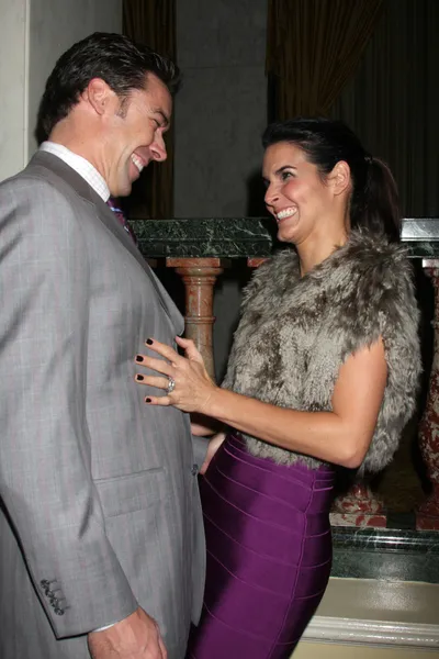 Jason Sehorn, Angie Harmon — Stock Photo, Image