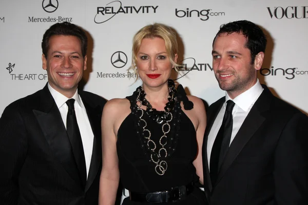 Ioan Gruffudd, Alice Evans, Matthew Rhys — Stock Photo, Image