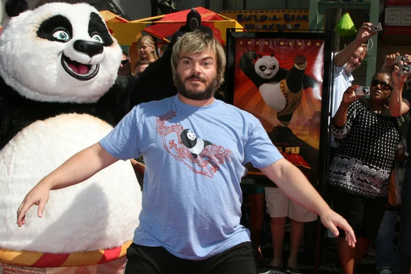 Jack Black y Kung Fu Panda — Foto de Stock