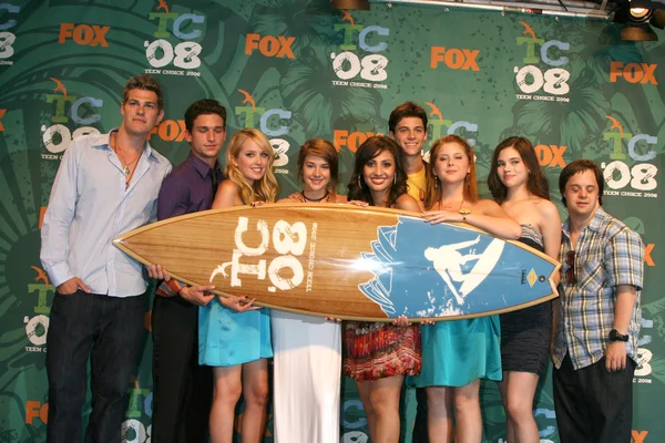 The cast of the Secret Life of the American Teenager — Stock Photo, Image