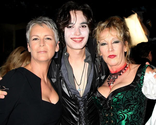 Jamie lee curtis, donna keegan und donnas sohn — Stockfoto