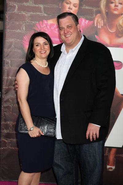 Billy Gardell & Esposa — Foto de Stock