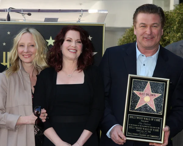 Anne Heche, Megan Mullally, Alec Baldwin — Fotografia de Stock