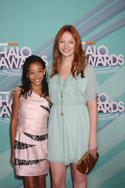 Amandla Stenberg, Jacqueline Emerson — Stock Photo, Image