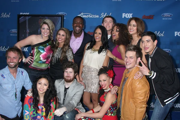 American Idol Temporada 10 Top 13 — Foto de Stock