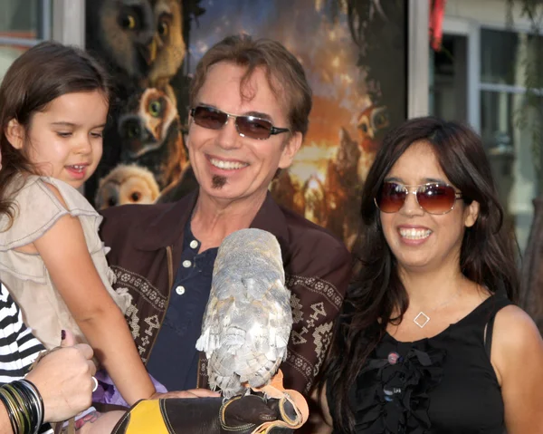 Billy Bob Thornton, Daugher Bella y Connie Angland — Foto de Stock