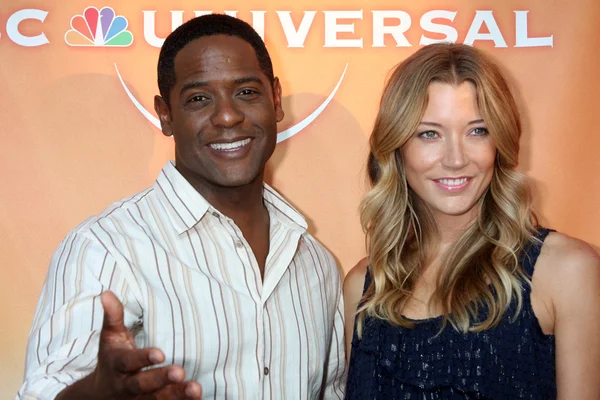 Blair Underwood and Sarah Roemer — Stock Photo, Image