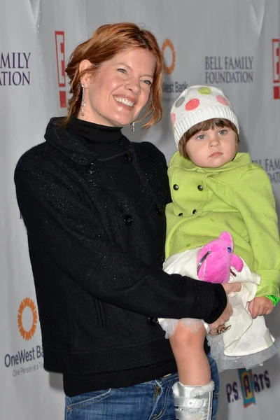 Michelle stafford och dotter — Stockfoto