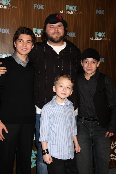 Levy de Matthew, Tyler Labine, Frank Dolce, Benjamin Stockham —  Fotos de Stock