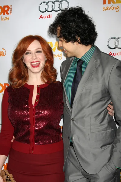 Christina Hendricks, Geoffrey Arend — Stok Foto