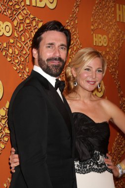 Jon Hamm ve karısı