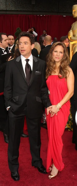 Robert Downey Jr & manželka Susan Downey — Stock fotografie
