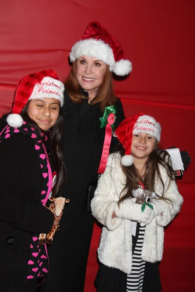 Стефани Пауэрс, Голливудские принцессы рождественского парада — стоковое фото