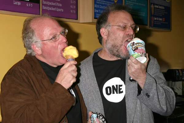 Ben Cohen e Jerry Greenfield — Fotografia de Stock