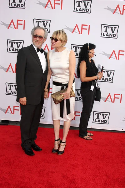 Steven Spielberg, Kate Capshaw — Stock Photo, Image