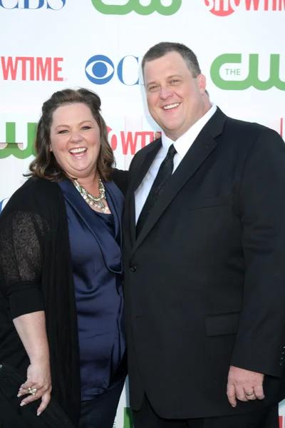 Melissa Mccarthy idealna Billy Gardell — Zdjęcie stockowe