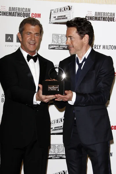 Mel Gibson, Robert Downey Jr — Stockfoto