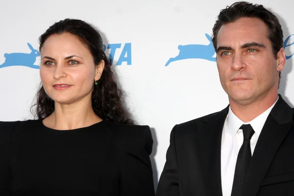 Yağmur Phoenix, Joaquin Phoenix — Stok fotoğraf