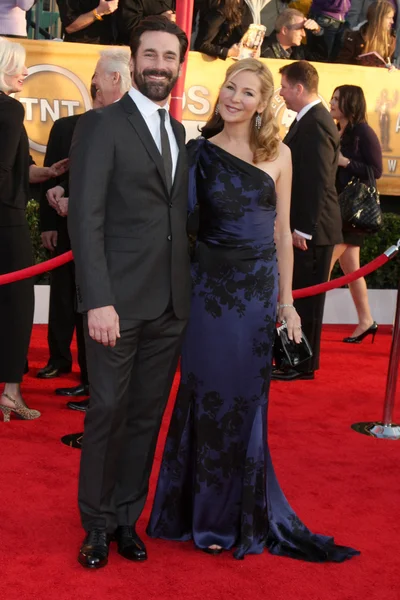 Jon Hamm & Jennifer Westfeldt — Stock Photo, Image
