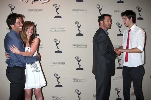 Shawn Christian, Molly Burnett, Eric Martsolf y Casey Dedrick — Foto de Stock