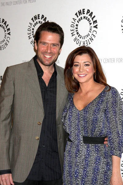 Alexis Denisof y Alyson Hannigan — Foto de Stock