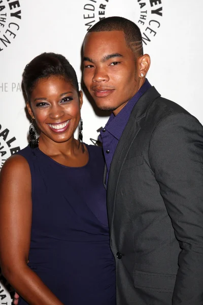 Reagan Gomez-Preston & Dewayne Turrentine — Stockfoto