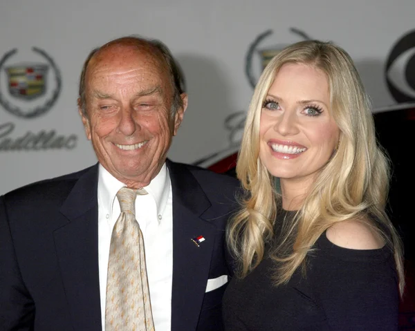 Emily Procter, her father — Stock Photo, Image