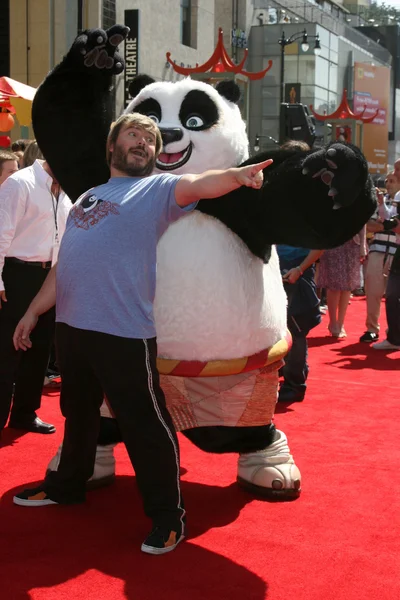 Jack Black & Kung Fu Panda — Stockfoto
