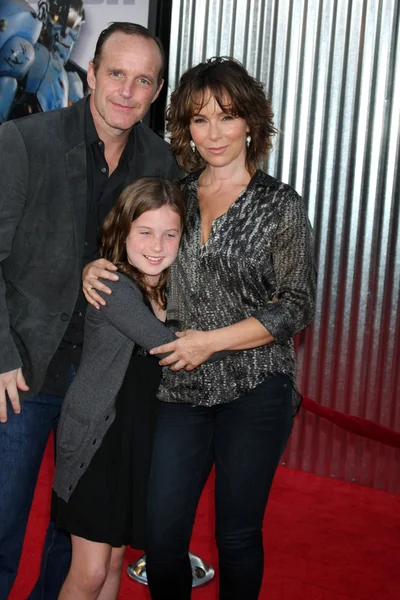 Clark Gregg, Stella Gregg, Jennifer Grey — Stockfoto