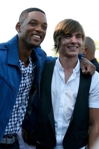 Will Smith, Zac Efron — Stockfoto