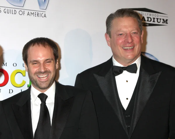 Jeff Skoll idealna Al Gore — Zdjęcie stockowe