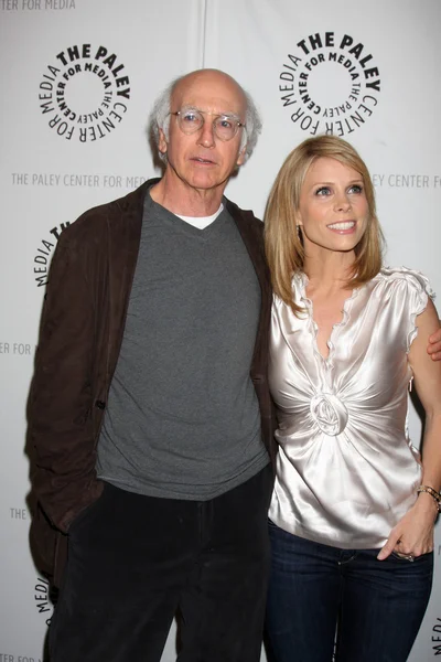 Larry David & Cheryl Hines — Stock Photo, Image