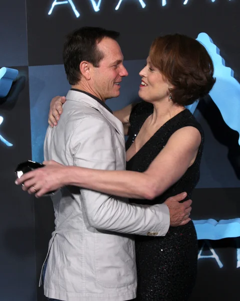 Bill Paxton, Sigourney Weaver — Stockfoto