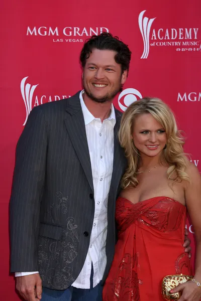 Blake shelton och miranda lambert — Stockfoto