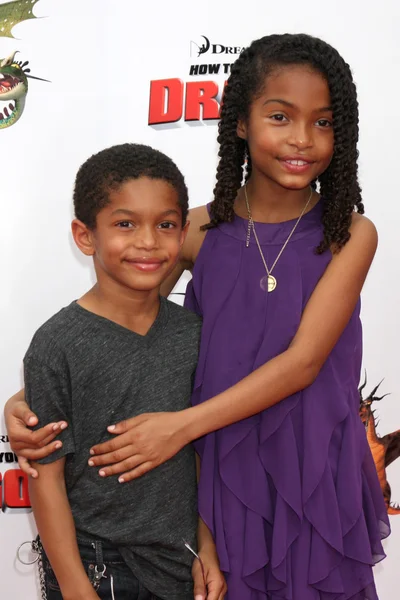 Sayeed Shahidi, Yara Shahidi — Fotografia de Stock