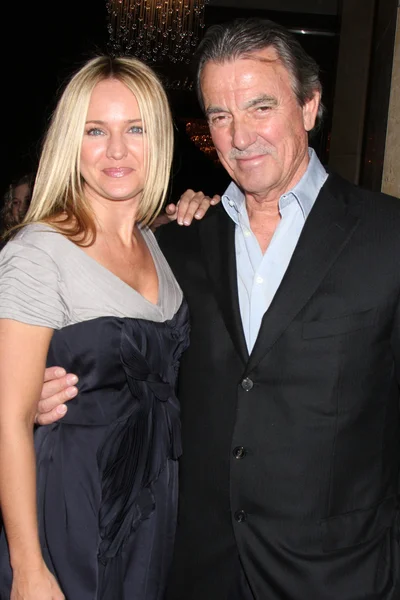 Sharon Case idealna Eric Braeden — Zdjęcie stockowe