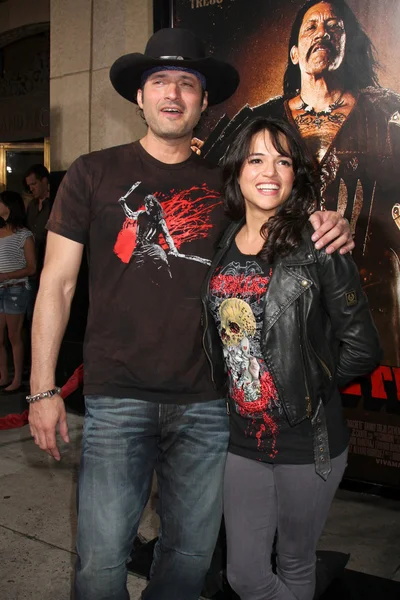 Robert Rodriguez & Michelle Rodriguez — Stock Photo, Image