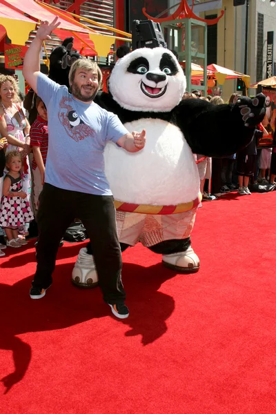 Jack Black & Kung Fu Panda — Stock Photo, Image