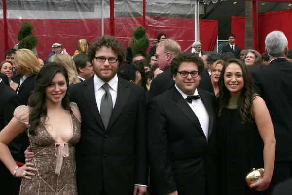 Seth Rogan and Jonah Hill, and dates — Stock Photo, Image