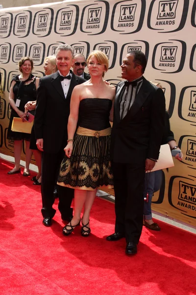 Fred Grandy, Jill Whalen, and Ted Lange — Stock Photo, Image