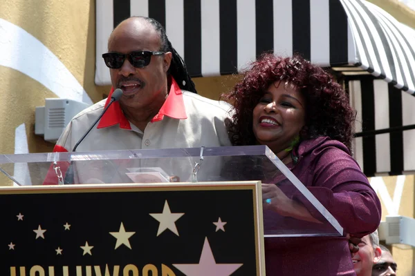 Stevie Wonder, Chaka Kahn — Stock Photo, Image