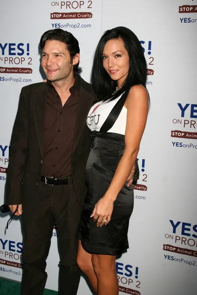 Corey Feldman, esposa Susie — Foto de Stock