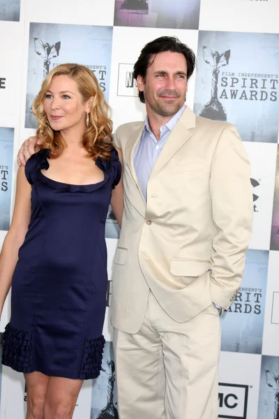 Jennifer Westfeldt, Jon Hamm — Foto Stock