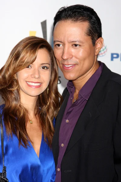 Yancy Arias and Wife — Stock Photo, Image