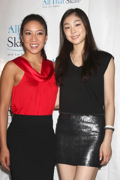 Michelle Kwan & Yuna Kim — Stock Photo, Image