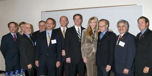 VIP's, Panelists, and Shawn, Larry King — Stock Photo, Image