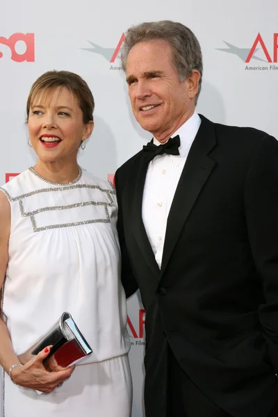 Annette Bening & Warren Beatty — Stock Photo, Image