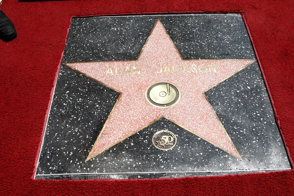 Alan Jackson's Star — Stock Photo, Image